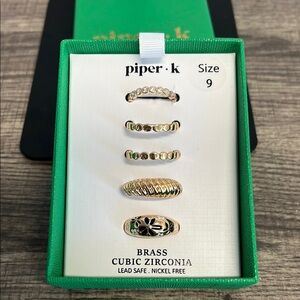Piper K | Stackable Rings | Size 7, 9
